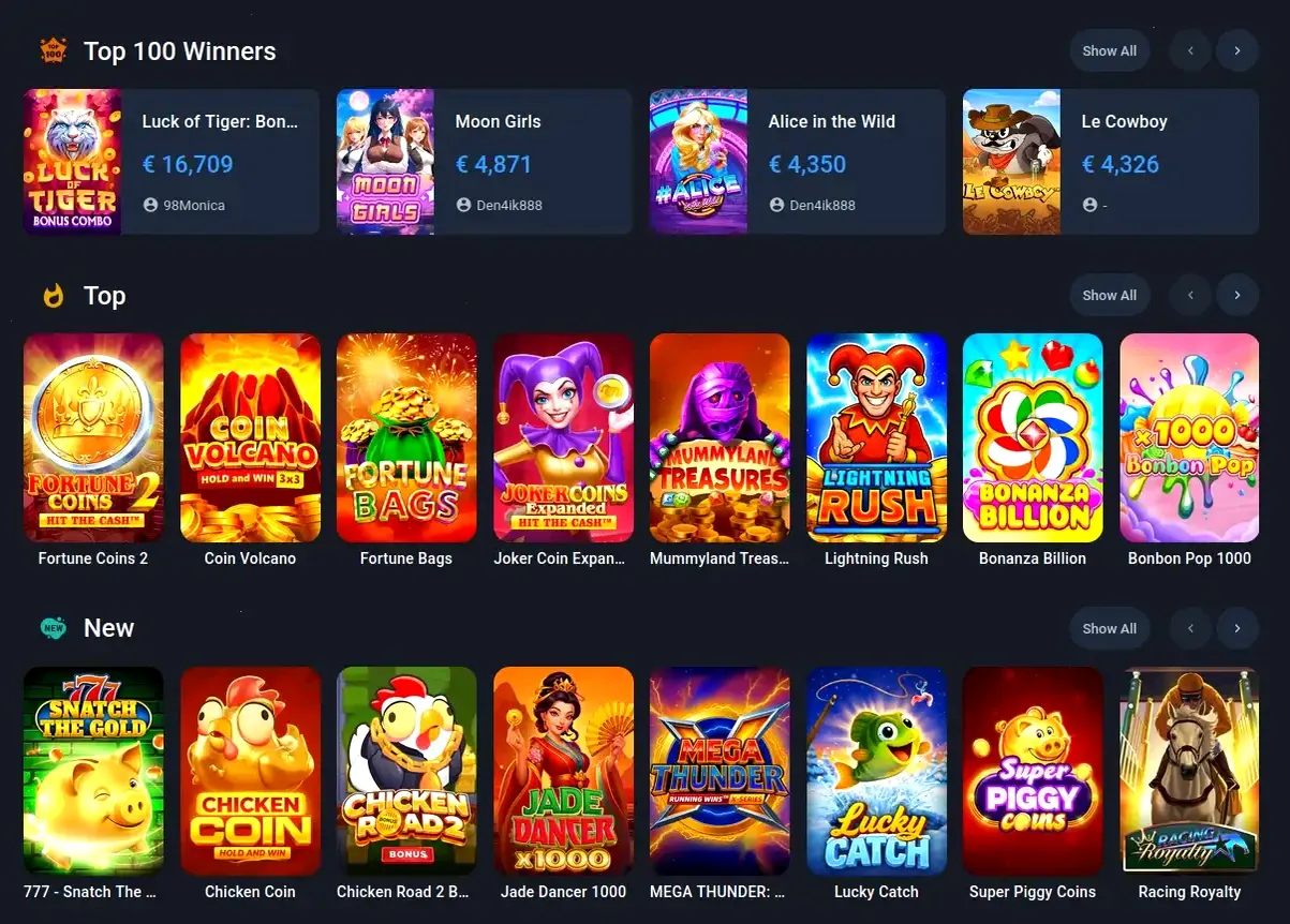 Vip Luck Casino Willkommensbonus Übersicht